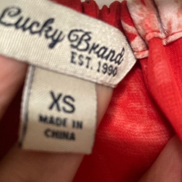 Lucky Brand Red and White Halter Sundress - Picture 2 of 5